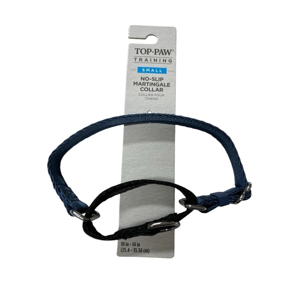 Top Paw No-Slip Martingale Dog Collar Small